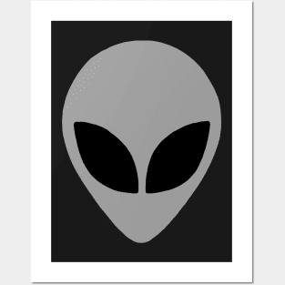 Alien Head Posters and Art